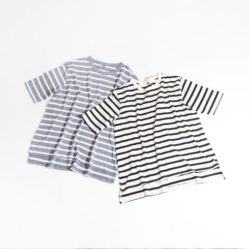インド綿五分袖ゆったりTシャツ.|s7